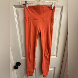 Vuori Orange High-Waisted Leggings